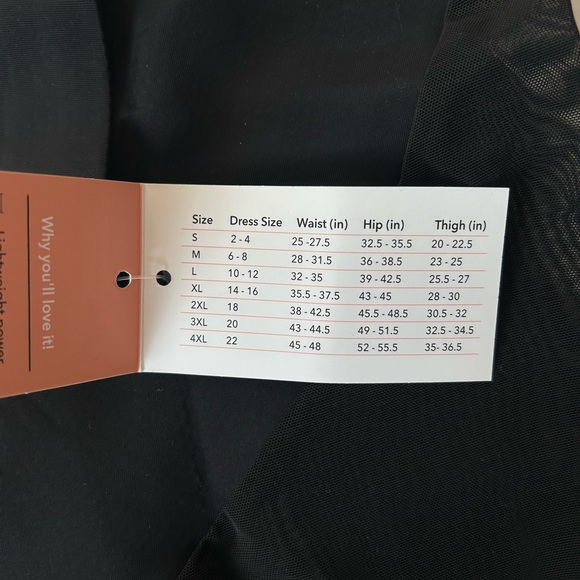 NWT Shapermint Essentials Everyday Empower Mesh Shaper Shorts Black - Picture 10 of 12